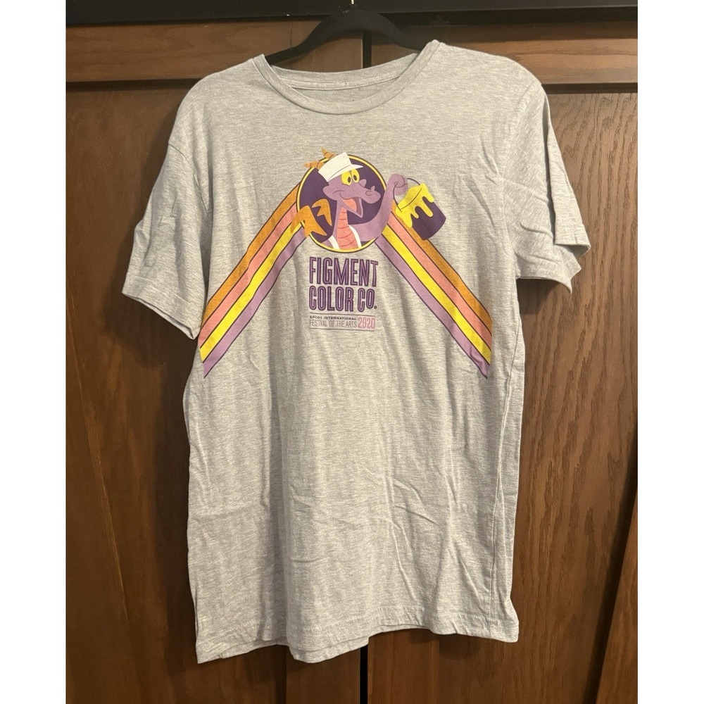 NEW Disney Epcot Festival of the Arts 2020 Figment Color Co. T-Shirt Sz M EUC